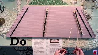 My First Hammered Dulcimer Lesson 1 Scales│Songbird Dulcimers [upl. by Desmund]