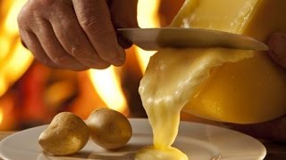 Comidas da SUÍÇA  GRUYÈRE RACLETTE FONDUE CENOVIS E OUTROS [upl. by Tibold]