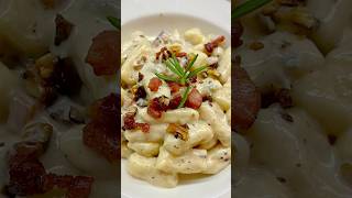 Gnocchi pancetta gorgonzola noci gnocchi bacon gorgonzola nuts italiancousine cooking [upl. by Ashford]