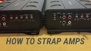 HOW TO Strap Amps  Linking Two Strappable Mono Amps [upl. by Atiekan]