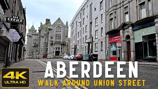 Aberdeen Scotland Tour  7 Walk around Union Street [upl. by Blondy504]