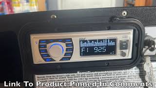 Why the PYLE PLRMR23BTW Bluetooth Marine Radio is Perfect For Boats Golf Carts UTVs [upl. by Efren227]