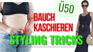 Ü50  DAMIT kaschierst du Deinen BAUCH  5 Styling Tricks mit SOFORTWIRKUNG  KatisWeltTV [upl. by Poyssick]