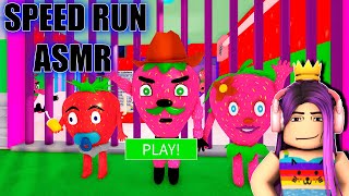 🍓STRAWBERRY POLICE FAMILY PRISON RUN ESCAPE Obby [upl. by Alduino]