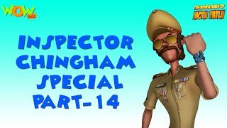 Inspector Chingam Special  Part 14  Motu Patlu Compilation As seen on Nickelodeon [upl. by Akimak]