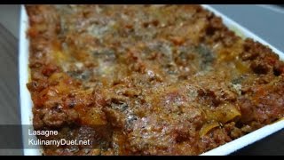 Lasagne bolognese  prosty przepis [upl. by Willow]