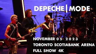 Depeche Mode 20231105 Toronto Scotiabank Arena  Full Show 4K [upl. by Lawan]