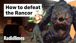 How to defeat the Rancor in Star Wars Outlaws boss battle explained [upl. by Chi]