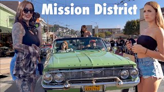 🔥NEVER SEEN SO MANY BEAUTIFUL LOWRIDER CAR SHOW MISSION DISTRICT SAN FRANCISCO 🇺🇸 [upl. by Ha876]