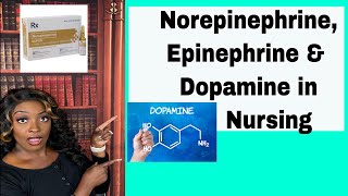 Epinephrine Norepinephrine and Dopamine [upl. by Curran]