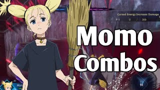 Momo Nishimiya Combos  Jujutsu Kaisen Cursed Clash [upl. by Netsew]