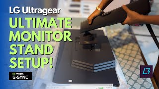 LG Ultragear Gaming Monitor 27 inch 27GR75Q Installation and Setup  Unboxing Tech PCbuild Gaming [upl. by Clardy]