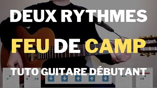 Deux rythmes feu de camp  Tuto Guitare Débutant [upl. by Huber]