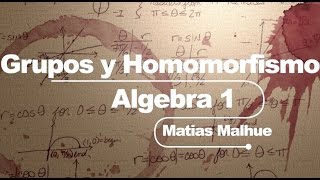 Homomorfismo  Concepto  Álgebra 1 [upl. by Ynnoj]