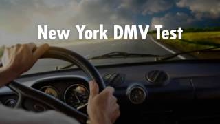 New York DMV Permit Test 2017  The latest 2017 New York DMV [upl. by Arbma205]