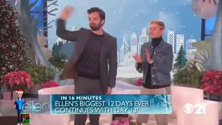 Sebastian Stan on Ellen full interview [upl. by Ondrea106]