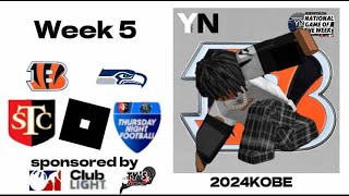 YEETER NETWORK GOTW  TNF  Cincinnati Bengals  Seattle Seahawks  STC [upl. by Souza]