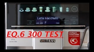 Siemens EQ  6 300  Kaffeevollautomat im Test [upl. by Sakul]