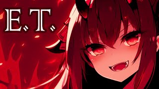 Nightcore  ET Remix Lyrics [upl. by Nisior]