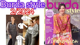 Burda style 22024  full preview and complete line drawings 🙂❤❤ [upl. by Audrie241]