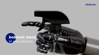 bebionic hand  14 grip patterns  Ottobock Professionals [upl. by Machute87]