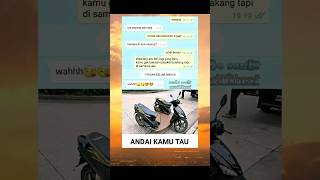 Motor keluaran terbaru 🤣shorts meme memes lucu viralvideo [upl. by Brendin629]