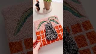 Diy  Punch Needle rug  The making process punchneedlerug tuftingcarpet tufting [upl. by Regazzi848]