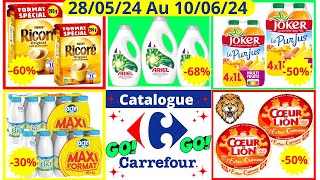 Catalogue Carrefour Bons Plans De La Semaine Du 280524 Au 100624 [upl. by Nairb]