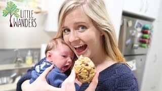 BEST LACTATION COOKIE RECIPE  Little Wanders Corbin amp Kelsey [upl. by Anivahs67]