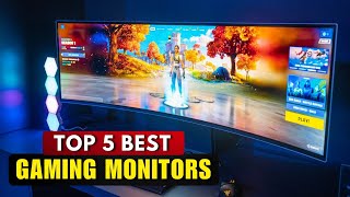 Top 5 BEST Gaming Monitors in 2024  Best Gaming Monitors gamingmonitors [upl. by Laehcar]