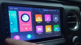 2013 Ford f150 91 in touch screen stereo review [upl. by Eadie]