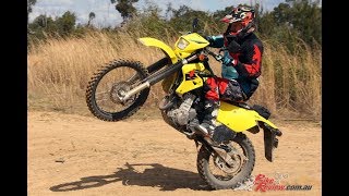 2018 Suzuki DR Z400E Review [upl. by Shivers268]