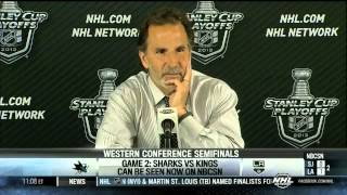 John Tortorella post game press conference Game 1 vs Boston [upl. by Ylla645]