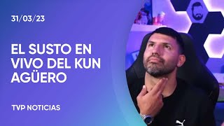 El Kun Agüero sufrió una mini arritmia mientras stremeaba [upl. by Esile137]