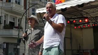 Lesbischschwule Stadtfest Berlin 2024 Klaus Wowereit Elisabeth Ziemer Eröffnung 20 Juli 2024 [upl. by Kokaras850]