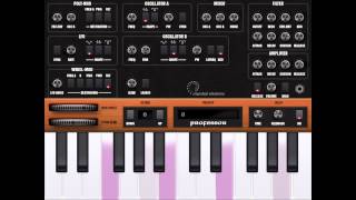 7 Minutes with an Ipad Synth  Professor [upl. by Ardelis]