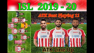 ATK BEST LINEUP XI  ISL ATK Playing 11  ISL 201920 [upl. by Kirstin]