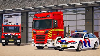 Emergency Call 112  Dutch Police and Swap Body Vehicle First Responding 4K [upl. by Ilaw101]