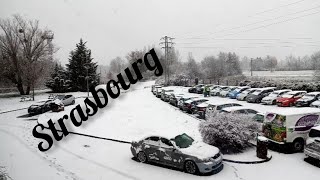 Vlog 1  La neige en france  la neige en Strasbourg janvier 2021 [upl. by Cut]