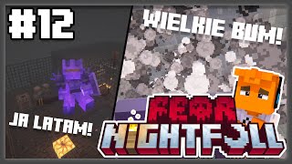 LATAJĄCA MIOTŁA i WIELKIE BUM w Fear Nightfall na SURVIVAL MINECRAFT Sezon 1 Odc 12 [upl. by Airdnna]