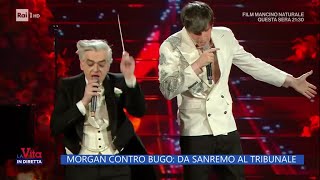 Morgan contro Bugo da Sanremo al Tribunale  La Vita in diretta 29052024 [upl. by Catt]