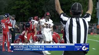 Highland Takes Down Pocatello in Legendary Black and Blue Bowl [upl. by Kirwin]