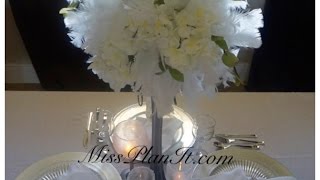 DIY Quick Tip Feather Fancy Centerpiece for Under 30 [upl. by Varian]