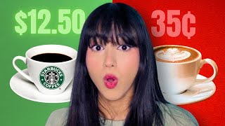 EASY SPANISH Colombian Girl Takes Expensive Taste Test  Beginner Spanish [upl. by Jopa]