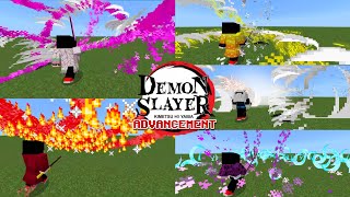 DEMON SLAYER ADDON V11 Fixed Corps Advancement in Minecraft PE 121 [upl. by Eatnoid]