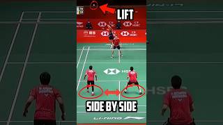 Side by side DEFENCEshorts indonesia badminton badmintonloversindonesia [upl. by Aihsei261]