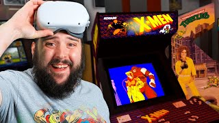 Retro Arcade in VR on Quest 2 Standalone [upl. by Knipe]