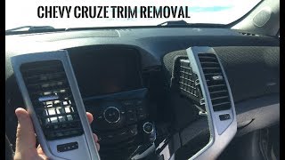 Chevy Cruze Interior Trim Removal  Automatic Transmission [upl. by Naryb]