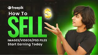 How to Selling Photos Videos and PSD Files Easy Money Online onlineearning freepik earnmoney [upl. by Leunas]