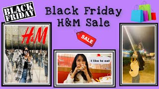 BLACK FRIDAY SALE IN HampM  SHOP amp EAT WITH ME  Tibetan Vlogger [upl. by Scrivens673]